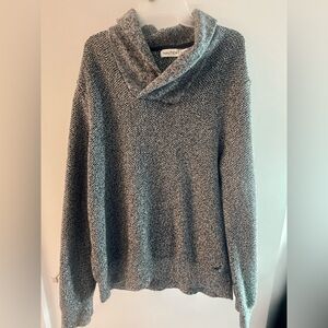 Nautica Women's Charcoal Cowl Neck Sweater